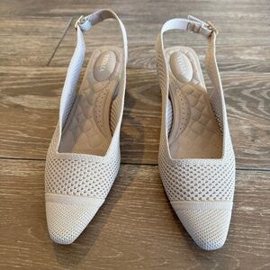 Size 39 Vivaia Pointed Toe Slingback Sandals.